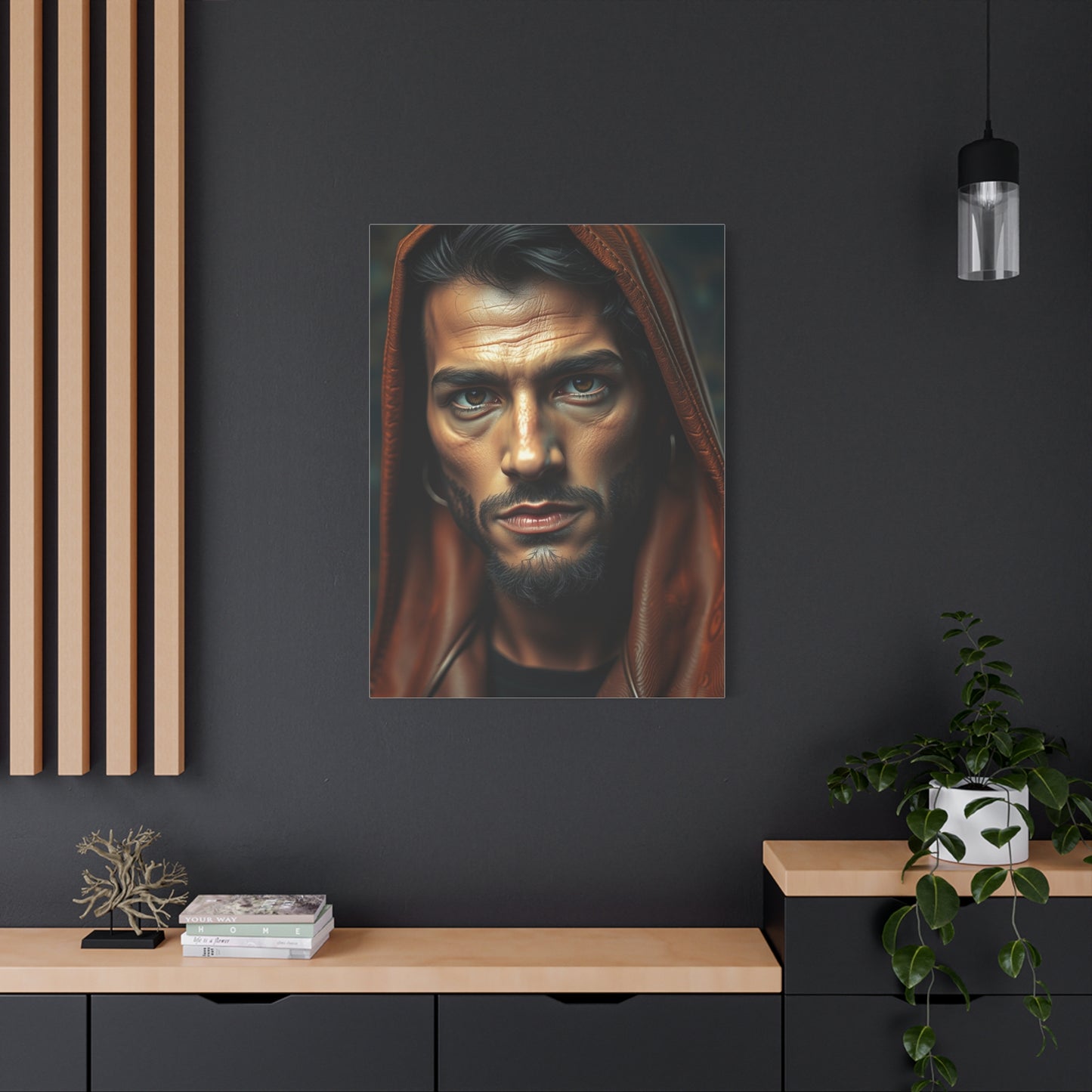 Masterpiece Denim and Leather Art Vision Wall Art & Canvas Print