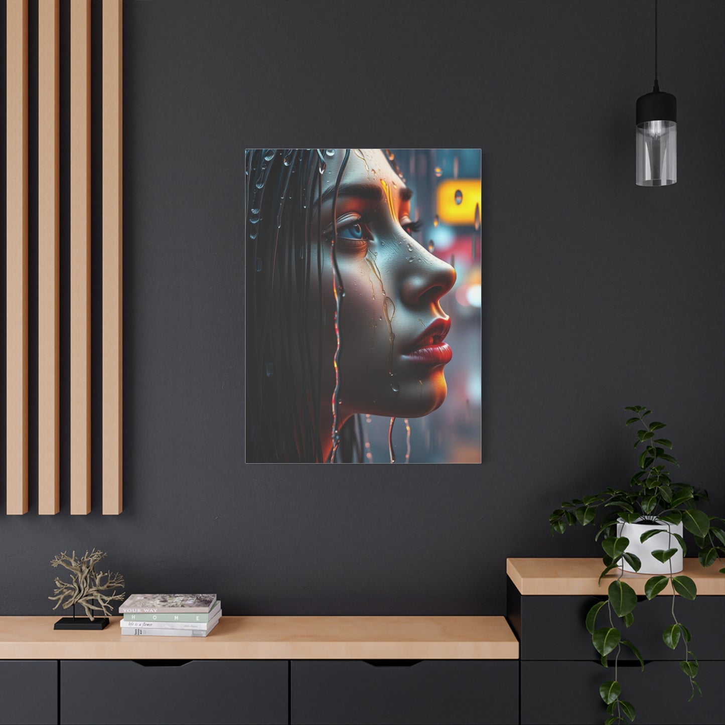 Supreme Rain Wall Art Beautiful Collection Wall Art & Canvas Print