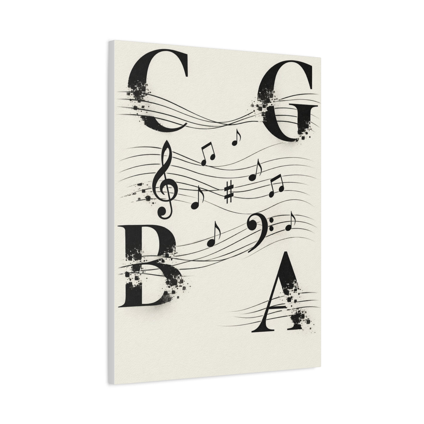 Minimal Music Typography Expression Wall Art & Canvas Print
