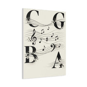 Minimal Music Typography Expression Wall Art & Canvas Print