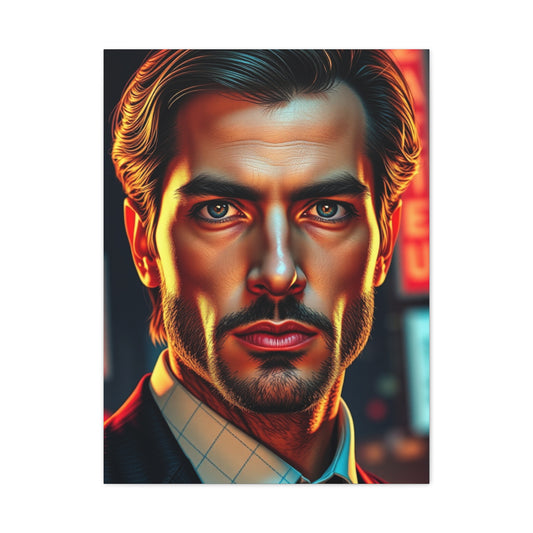 American Psycho Art Canvas Art 1 Wall Art & Canvas Print