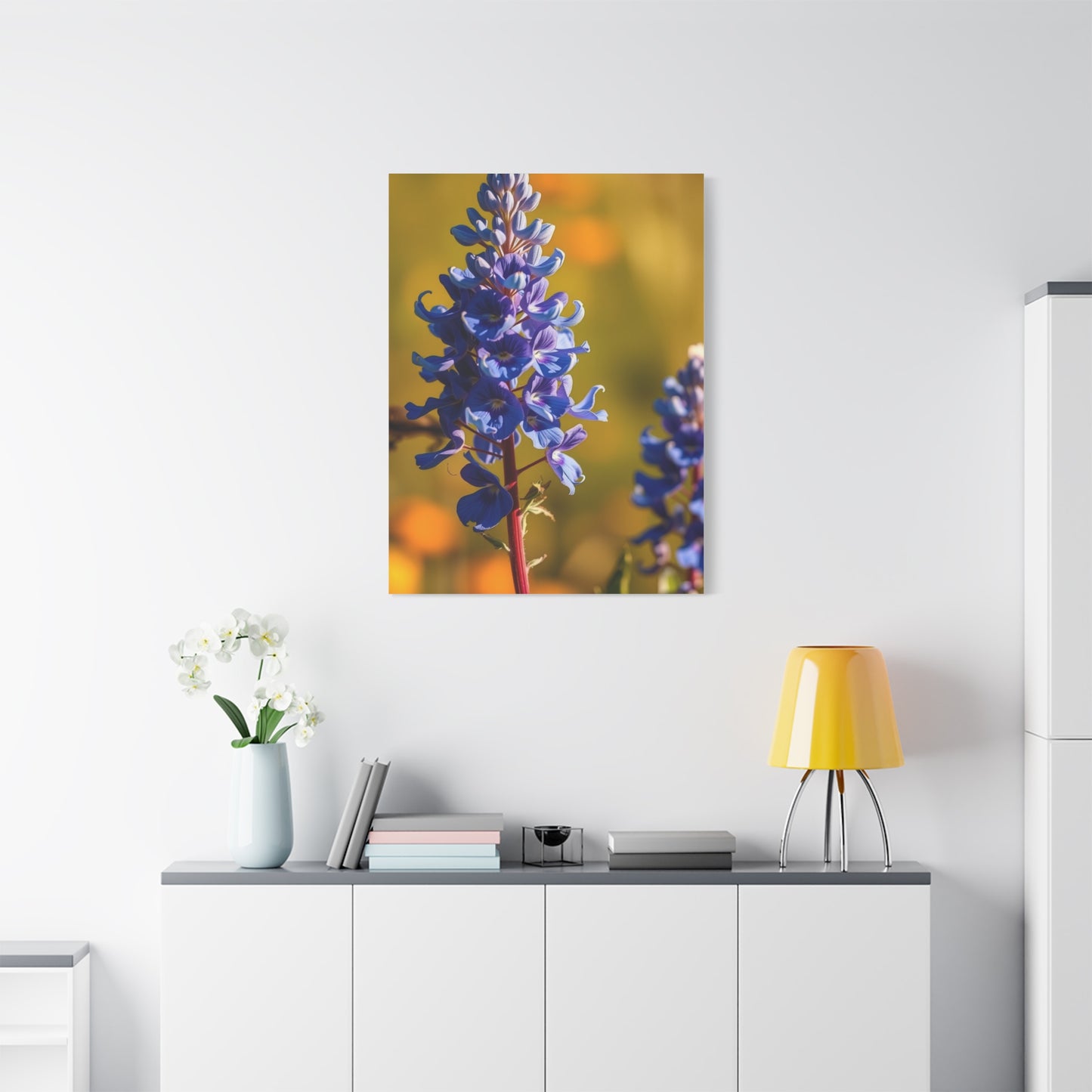 Bluebonnet Flower Art Luxury Canvas Wall Art & Canvas Print