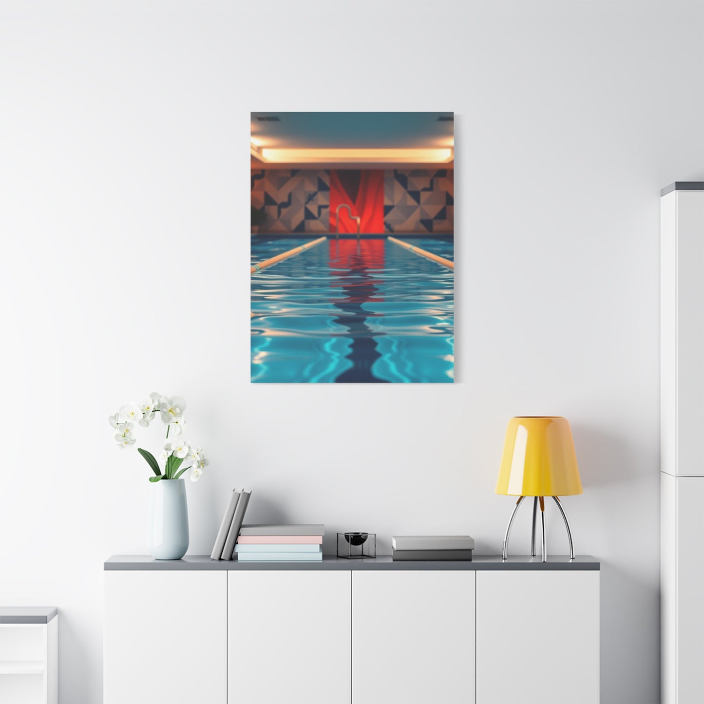 Swimming Pool Art Refined Canvas Wall Art & Canvas Print