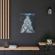 Aerial Braided Mountain River Wall Art & Canvas Print