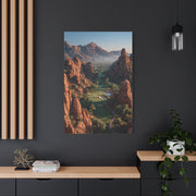 Desert Canyon Golf Course Aerial Wall Art & Canvas Print