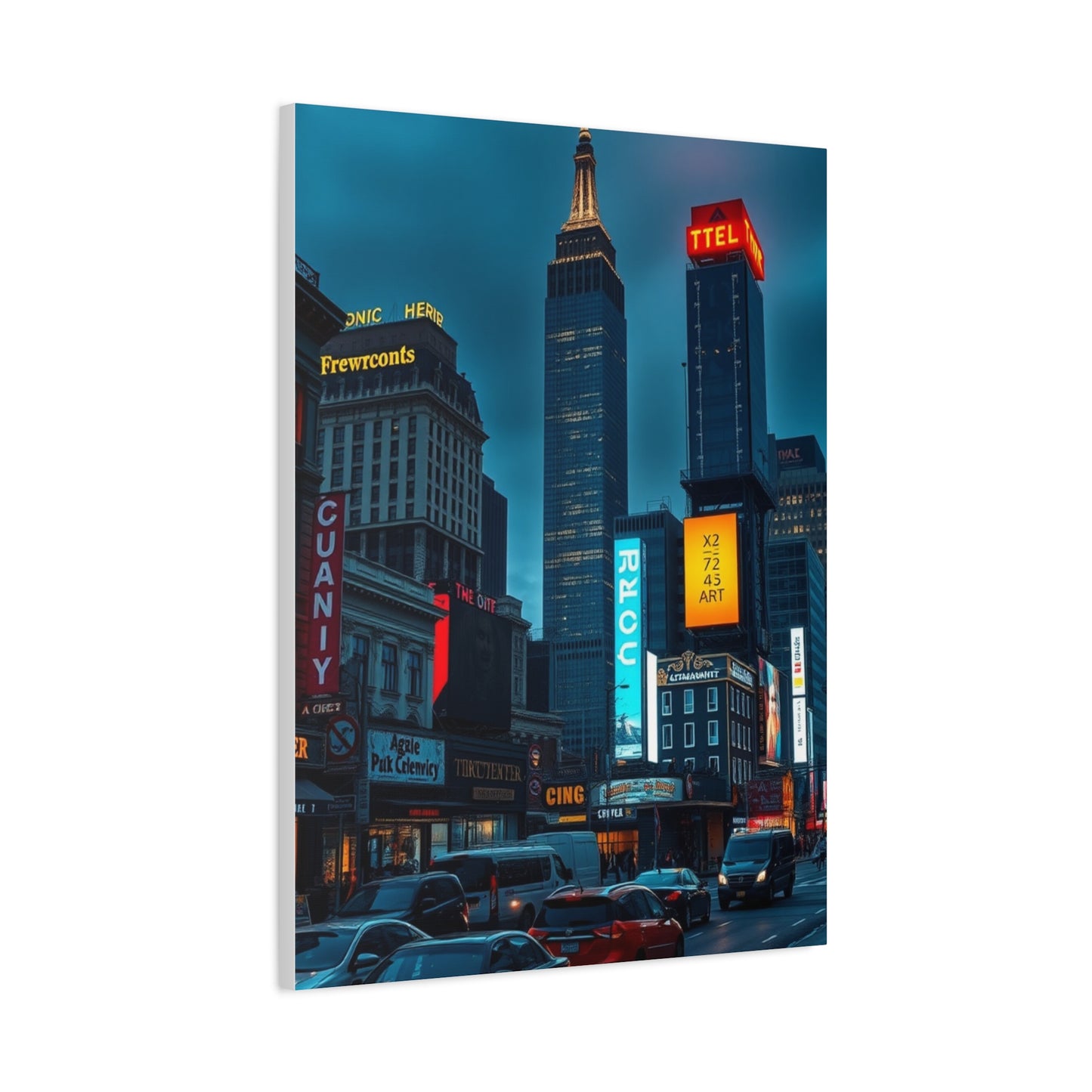 Cityscape Symphony Canvas Wall Art & Canvas Print