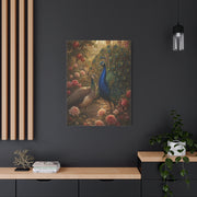 Romantic Garden Peacock Pair Wall Art & Canvas Print