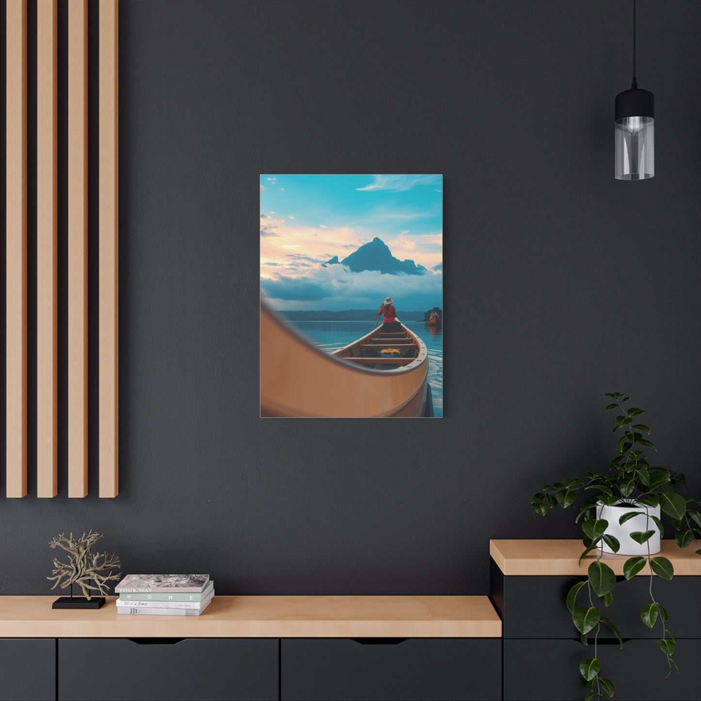 Masterpiece Canoe Art Vision Wall Art & Canvas Print