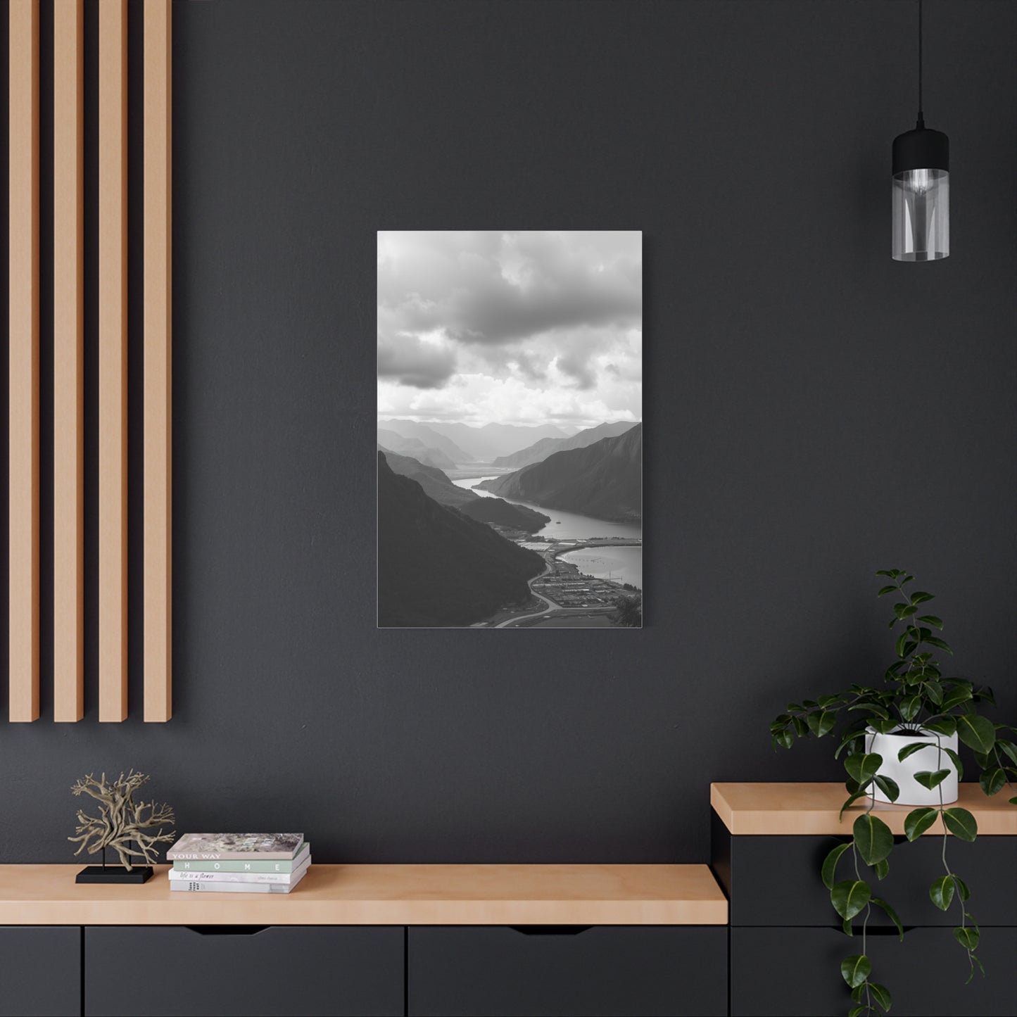 Black & White Scenic Landscapes Art Supreme Canvas Wall Art & Canvas Print