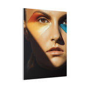 Modern Color Geometry Portrait Wall Art & Canvas Print