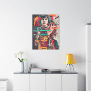 Retro Pop Collage Portrait Wall Art & Canvas Print