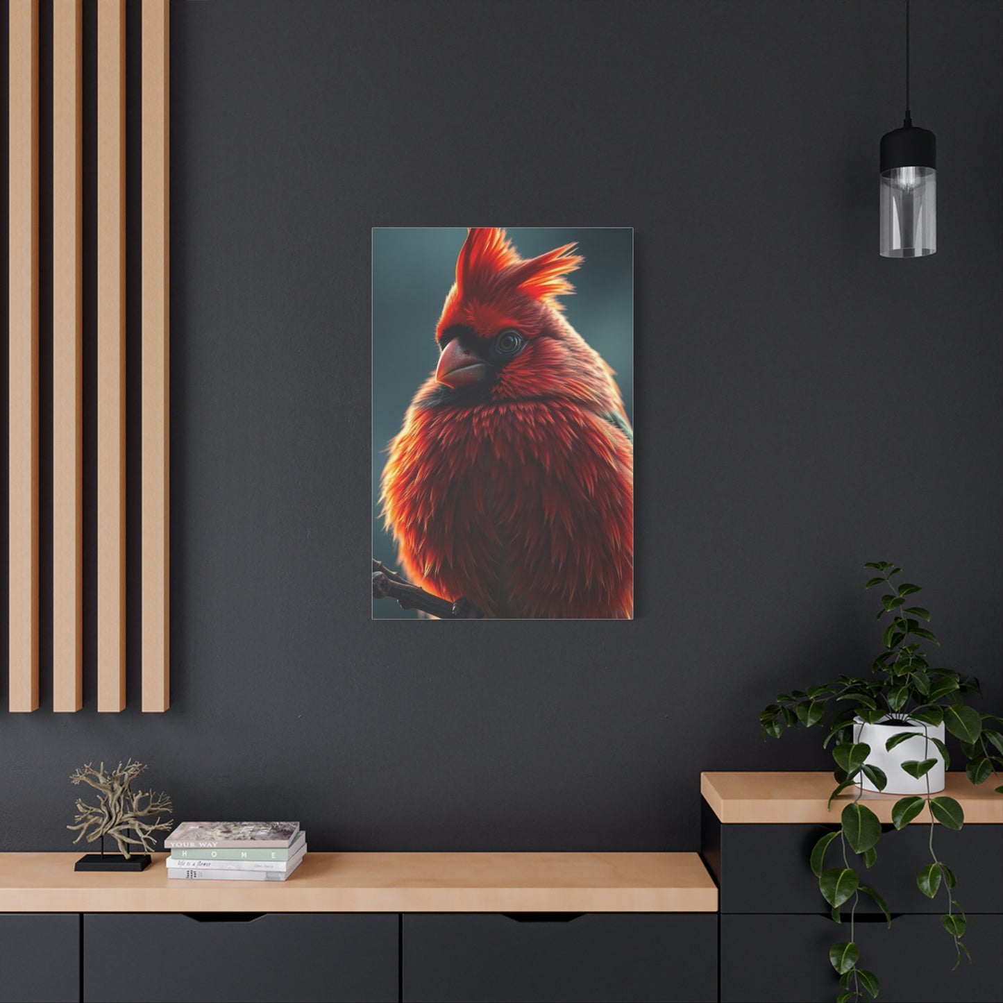 Gilded Cardinal Tableau