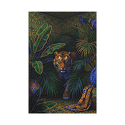 Exotic Tiger Jungle Interior Tropical Wall Art & Canvas Print