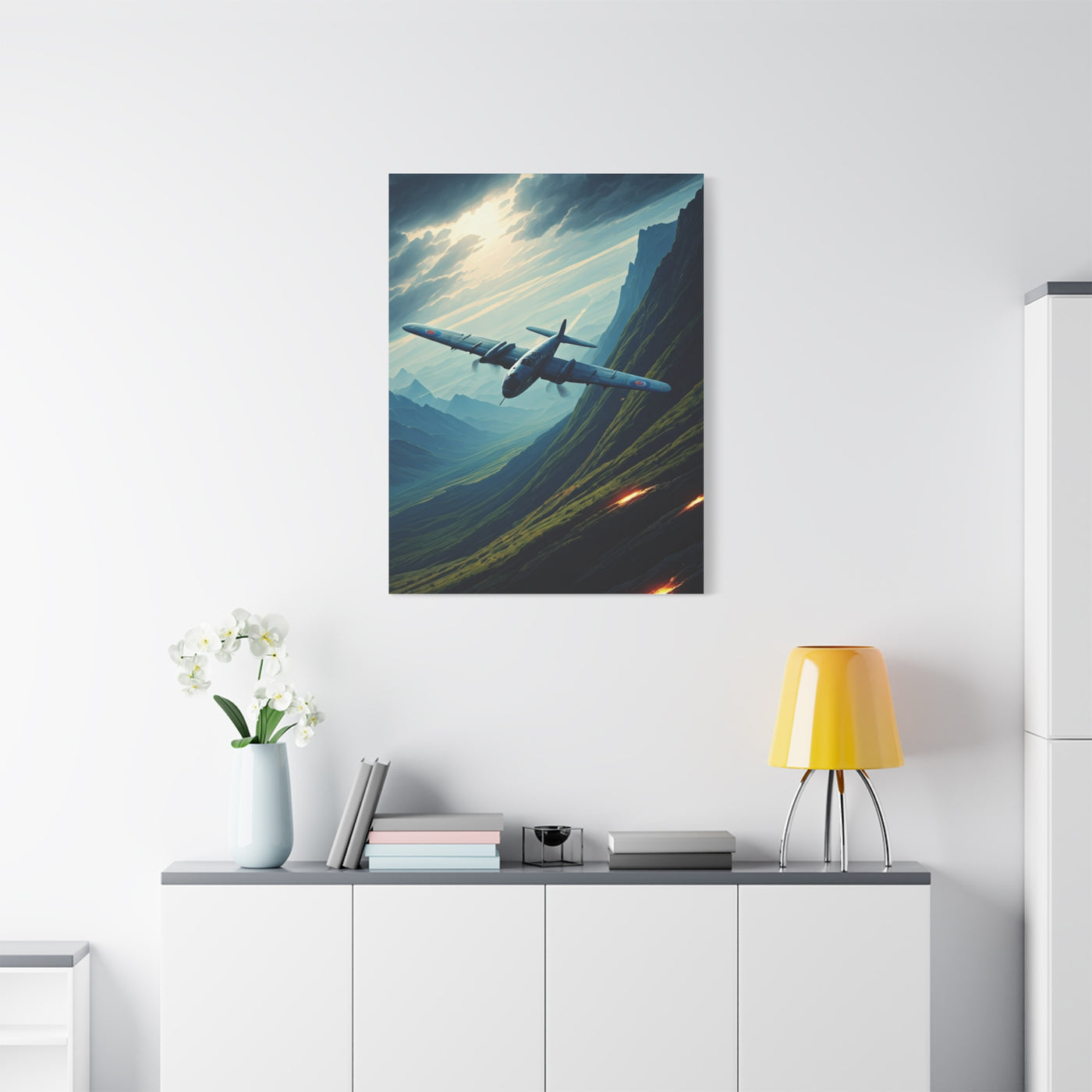 Canyon Strike Fighter Mission Wall Art & Canvas Prints