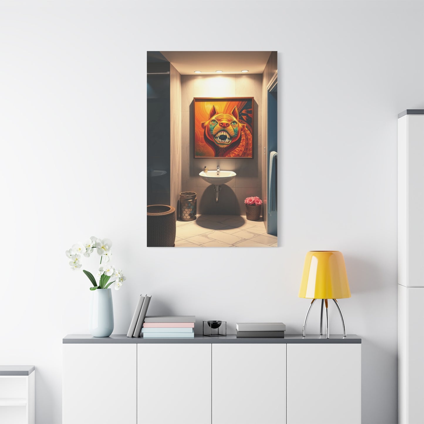 Elegant Bath Retreat Artworks Wall Art & Canvas Print