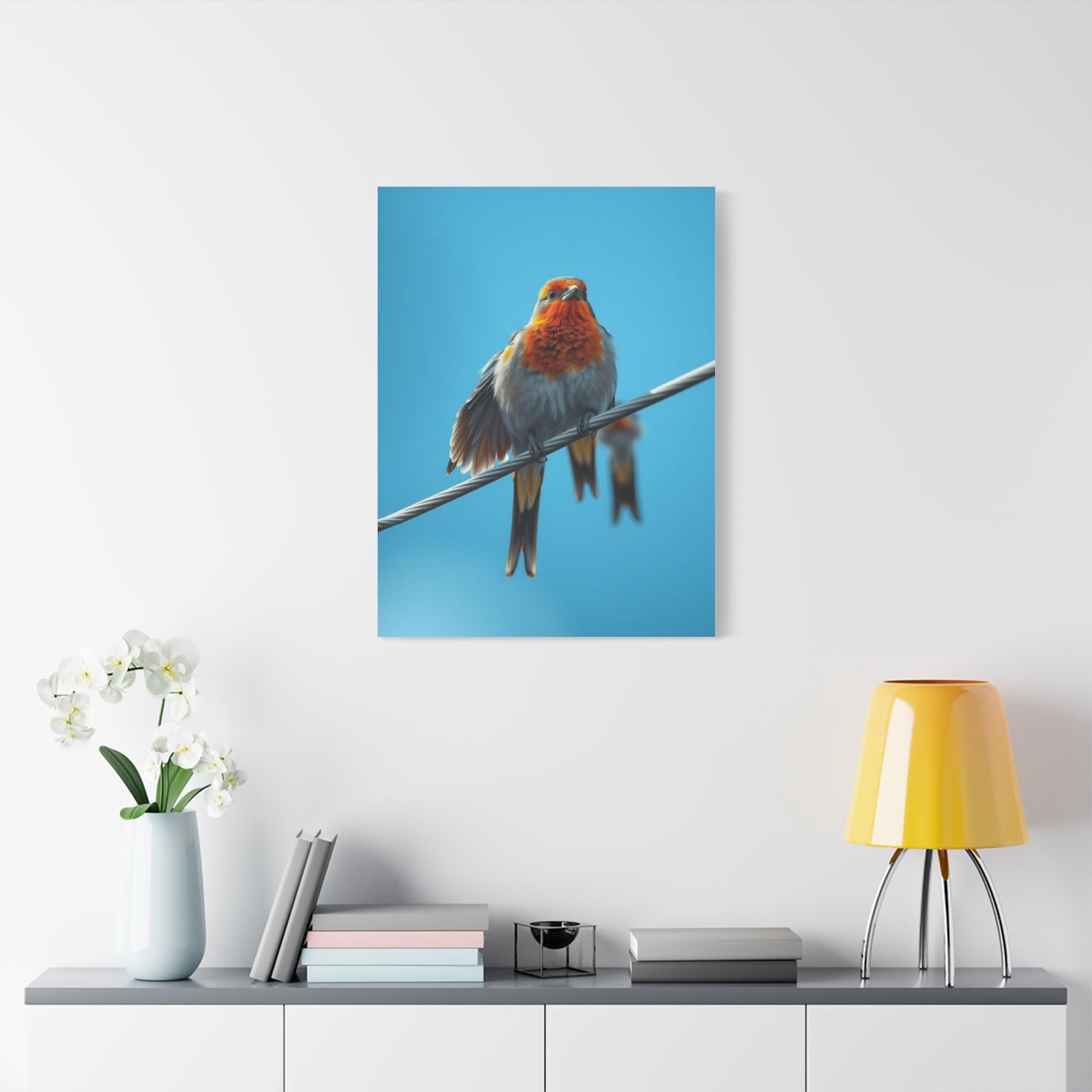 Birds On a Wire Art Supreme Canvas Wall Art & Canvas Print