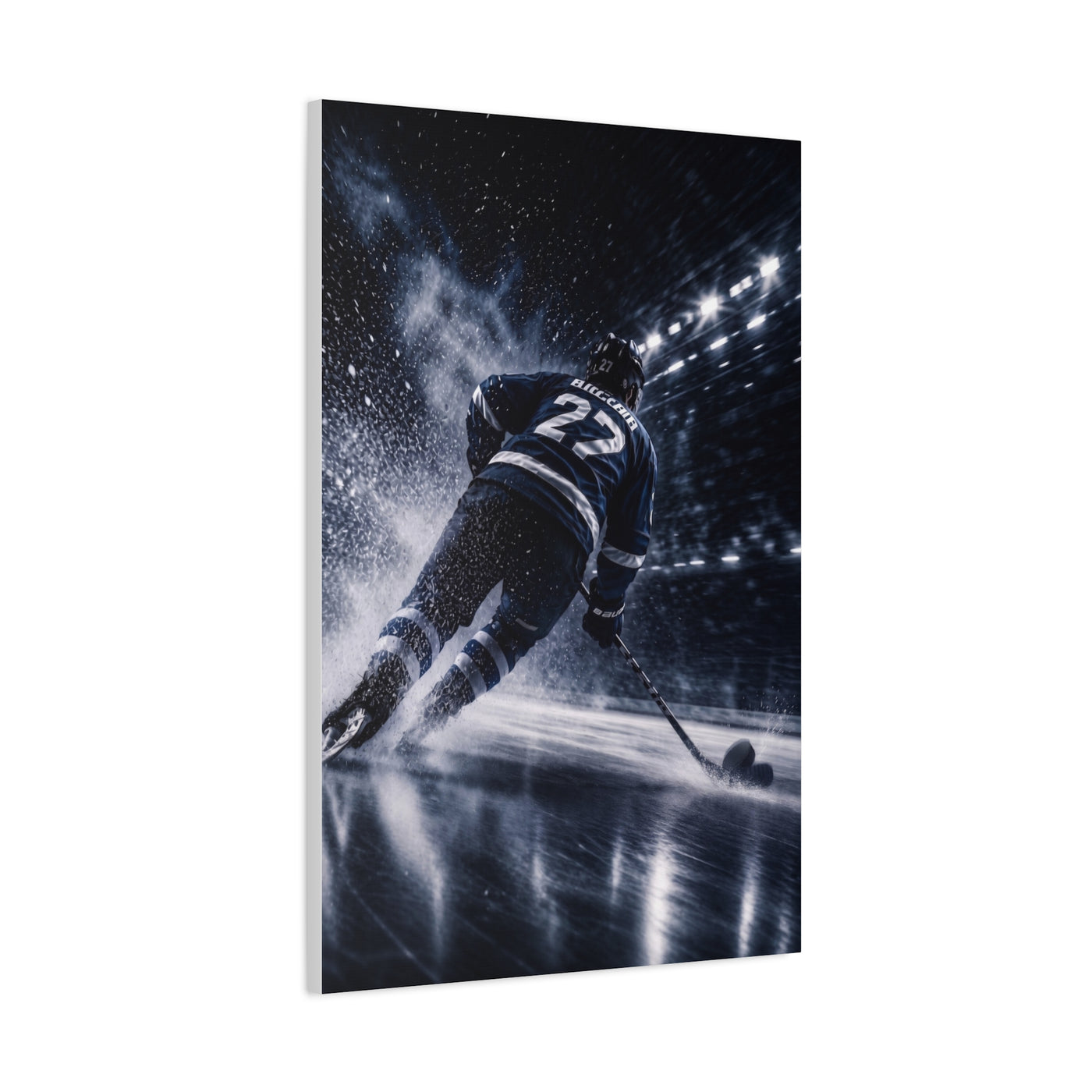 Hockey Speed Burst Sports Wall Art & Canvas Print