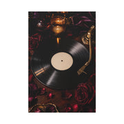 Vinyl Record Candlelit Romance Still Life Wall Art & Canvas Print