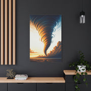 Golden Hour Tornado Landscape Wall Art & Canvas Prints