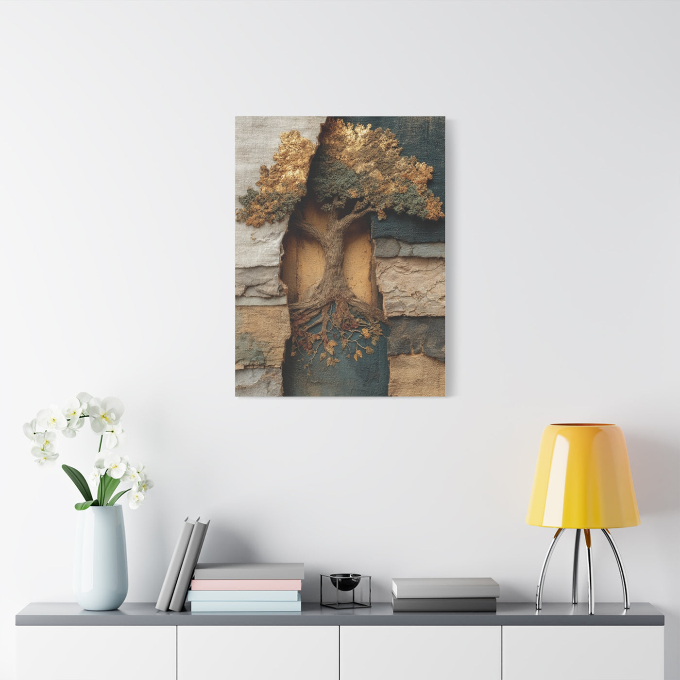 Tree of Life Textural Relief Wall Art & Canvas Print