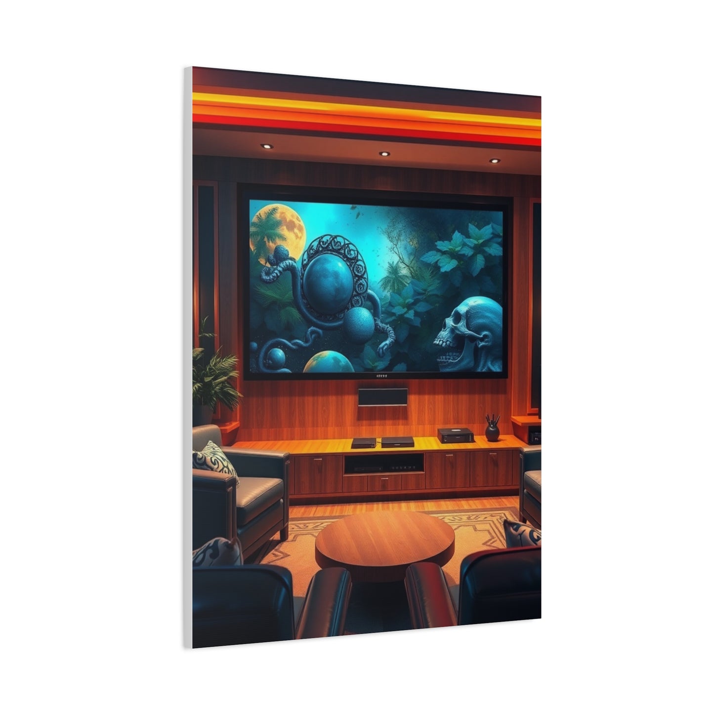 Masterpiece Home Theater Art Vision Wall Art & Canvas Print