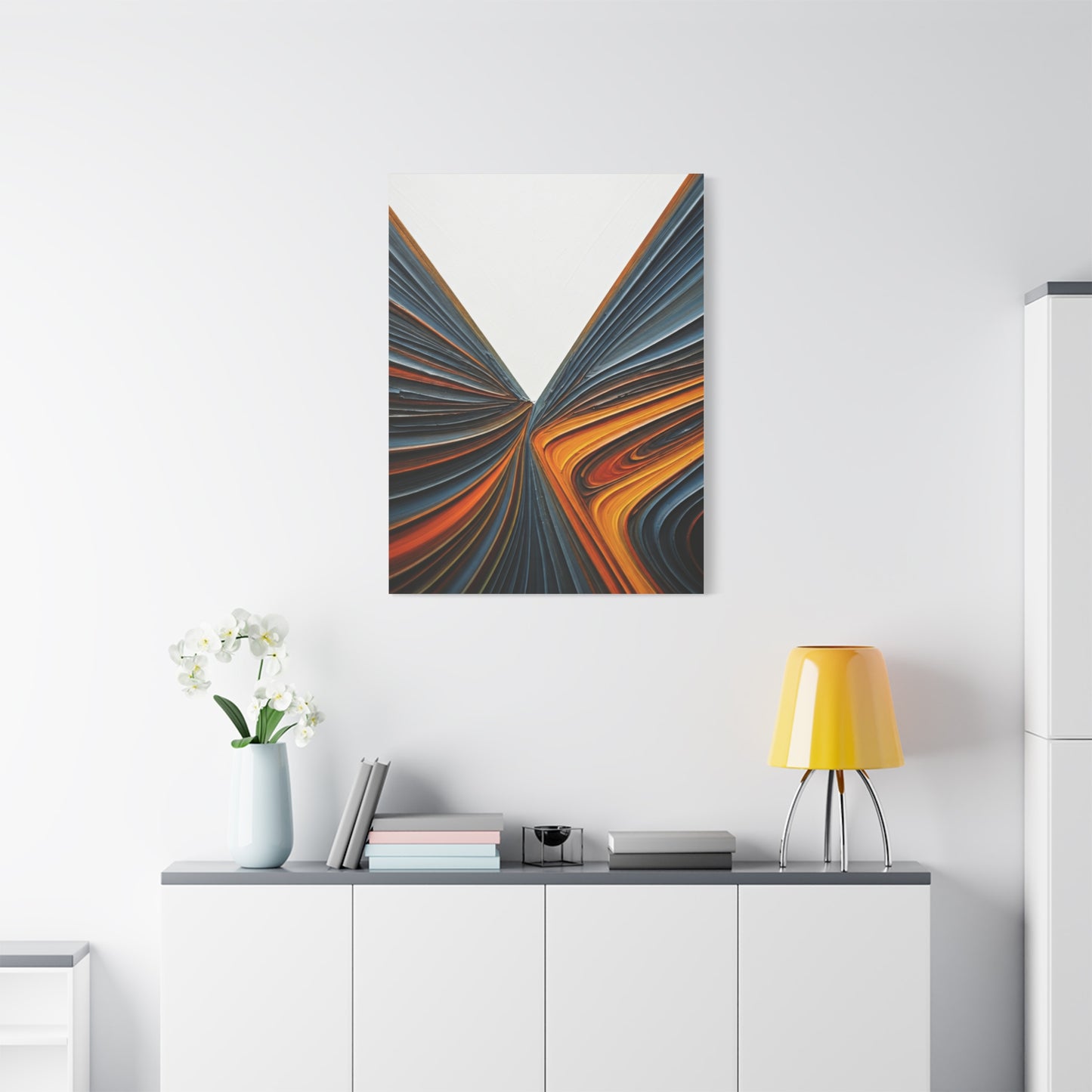 Converging Pathways Abstract Wall Art & Canvas Prints