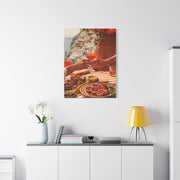 Mediterranean Aperitivo Romance Scene Wall Art & Canvas Print