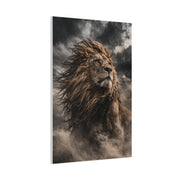 Storm King Lion Dramatic Portrait Wall Art & Canvas Print
