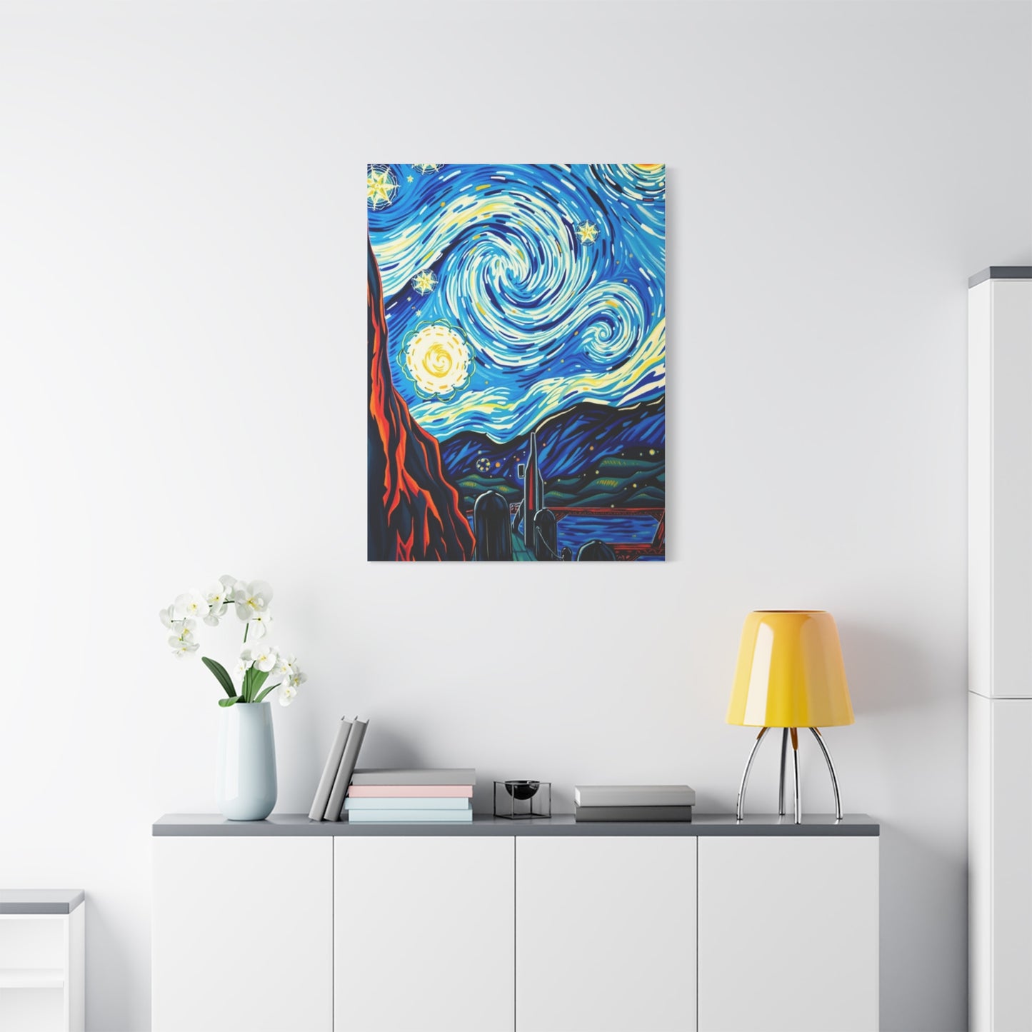 The Starry Night Canvas Art Supreme Canvas Wall Art & Canvas Print
