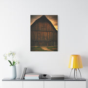 Weathered Barn Under Dramatic Sky Wall Art & Canvas Prints