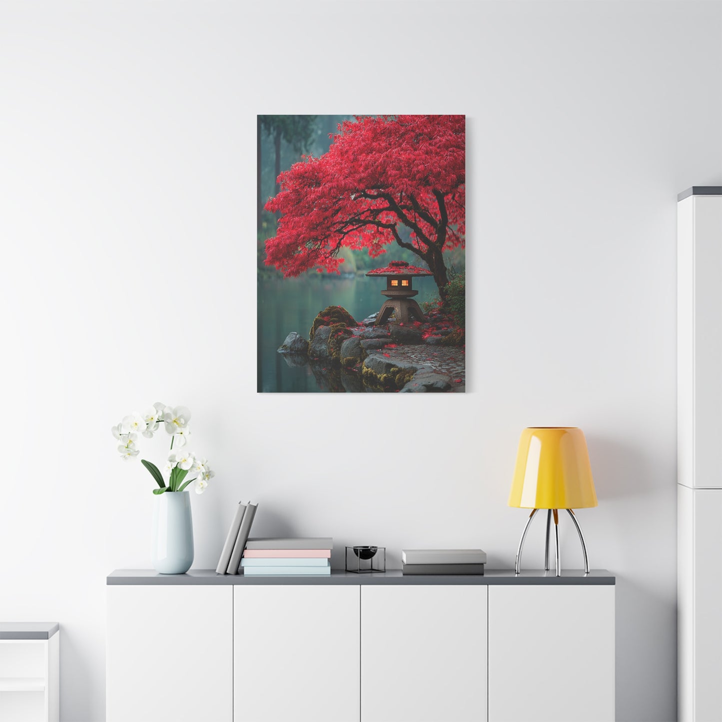 Japanese Maple Garden Autumn Wall Art & Canvas Print