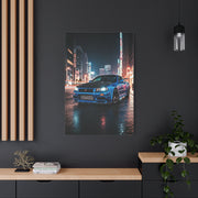Nissan Skyline GT-R R34 City Rain Reflections Wall Art & Canvas Prints