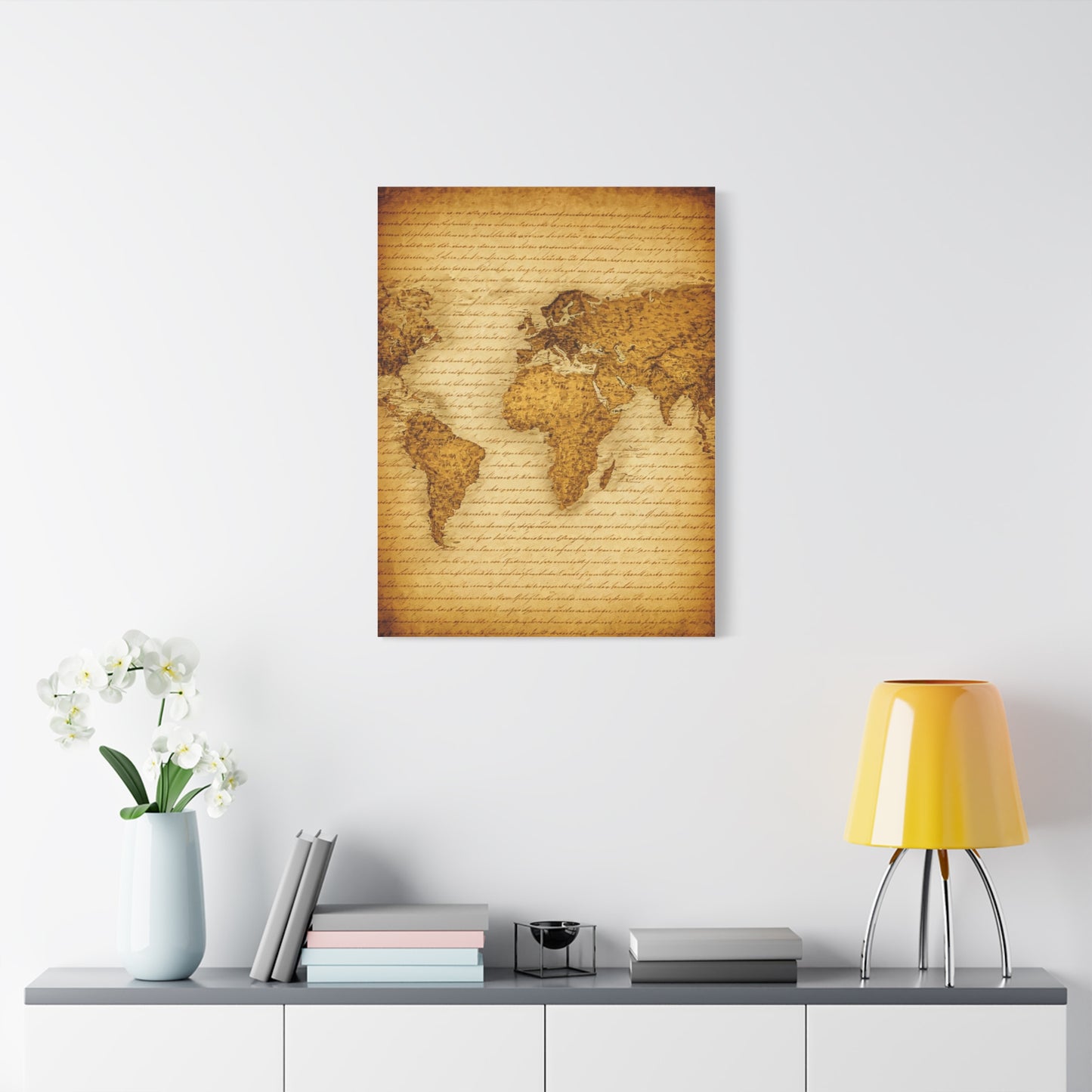 Classic Nautical Map with Ships Wall Art & Canvas Prints