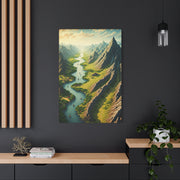 Mountain River Valley Wall Art & Canvas Prints