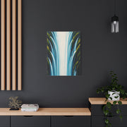 Vertical Cascade Flow Abstract Wall Art & Canvas Prints