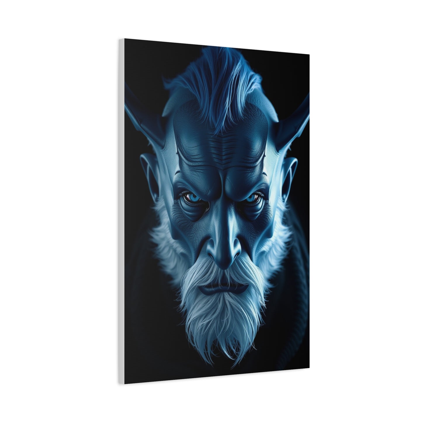 Vision Navy Blue Art Art Wall Art & Canvas Print