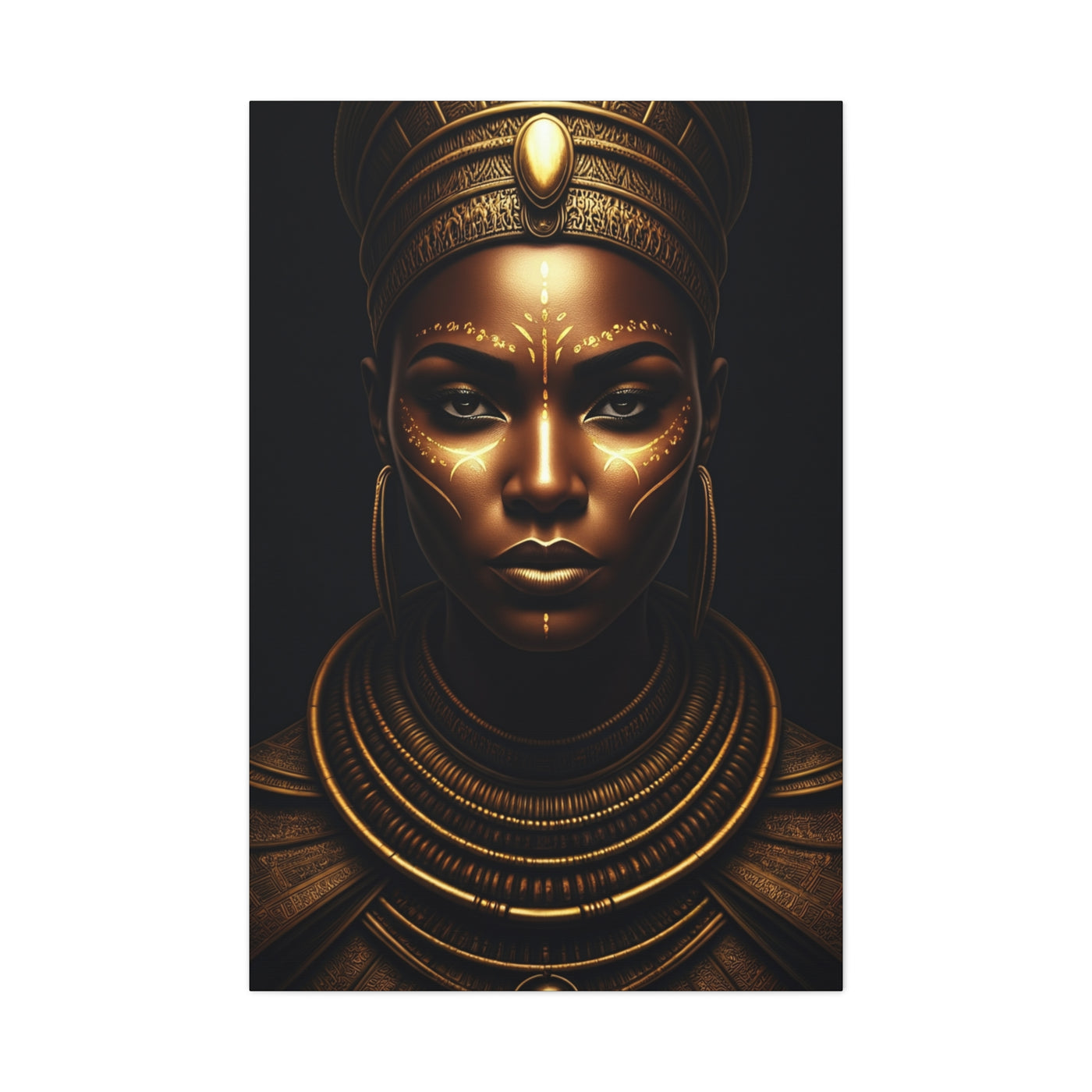 Sacred Queen of Gold Wall Art & Canvas Prints