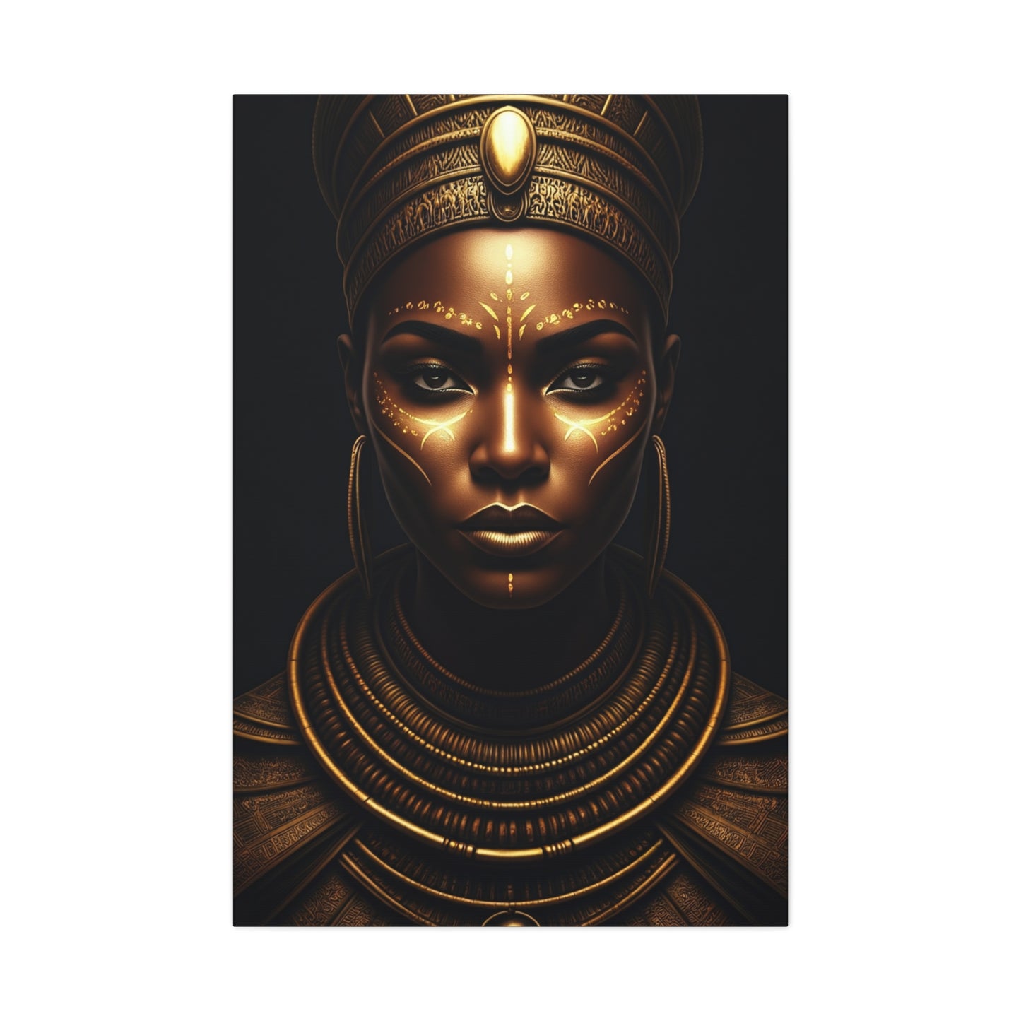Sacred Queen of Gold Wall Art & Canvas Prints
