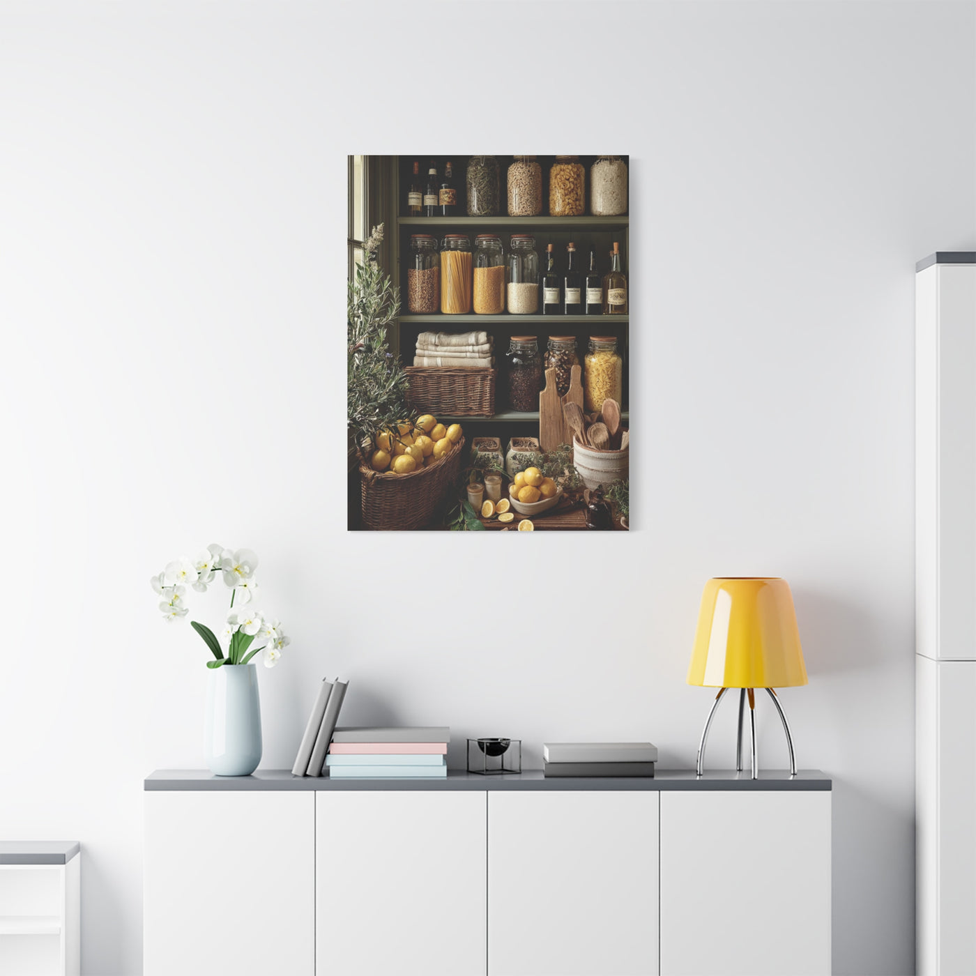 Pantry Shelf Kitchen Organization Wall Art & Canvas Print
