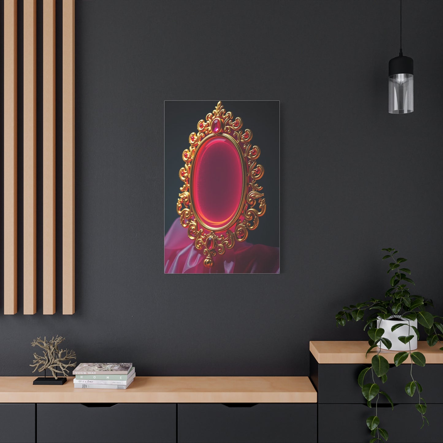 Gold & Pink Art Supreme Canvas Gallery Wall Art & Canvas Print