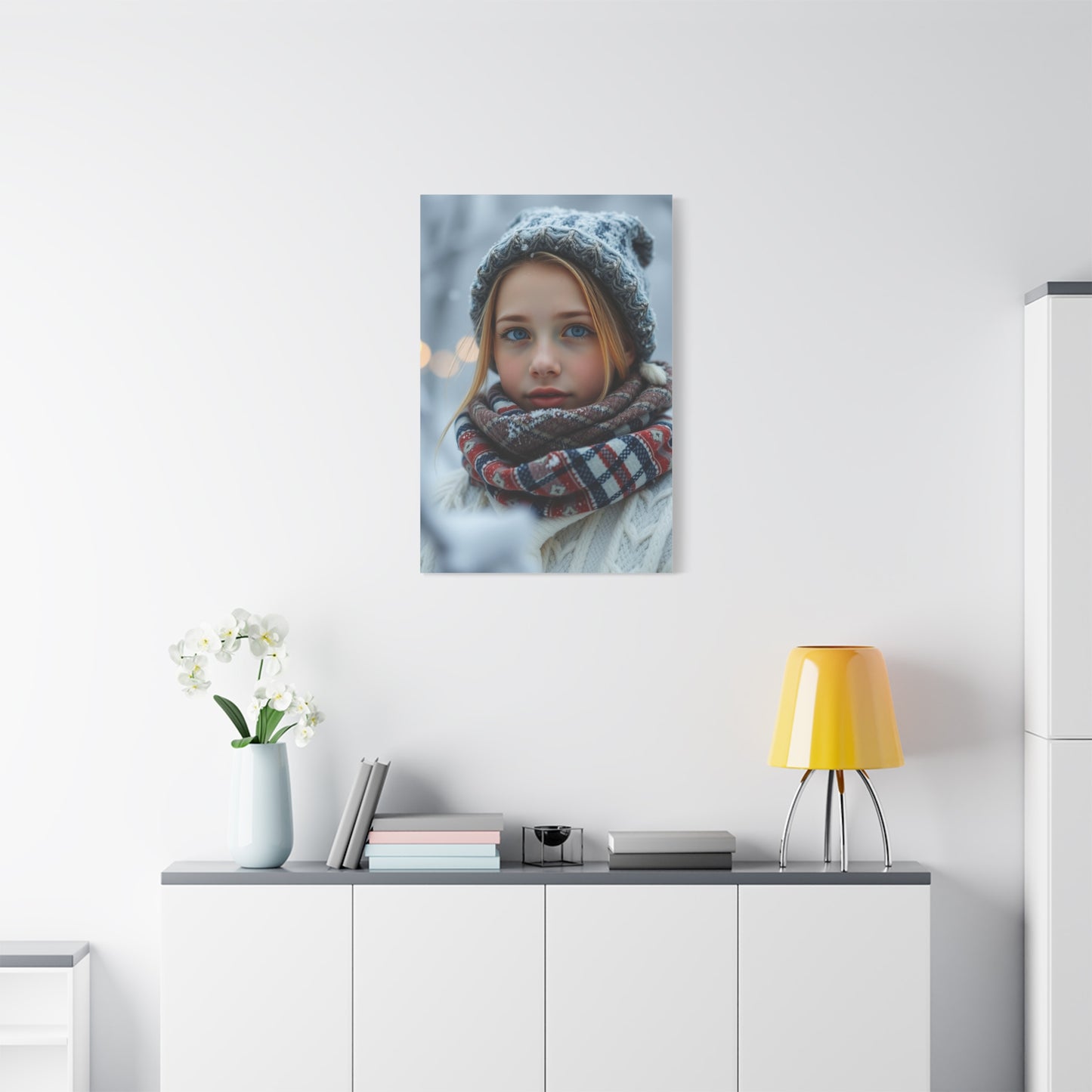Glistening Frost Canvas Wall Art & Canvas Print