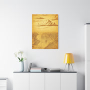 Vintage Compass Journey Map Wall Art & Canvas Prints