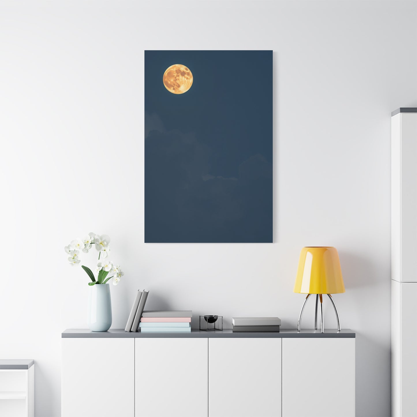 Supreme Full Moon Art Beautiful Collection Wall Art & Canvas Print