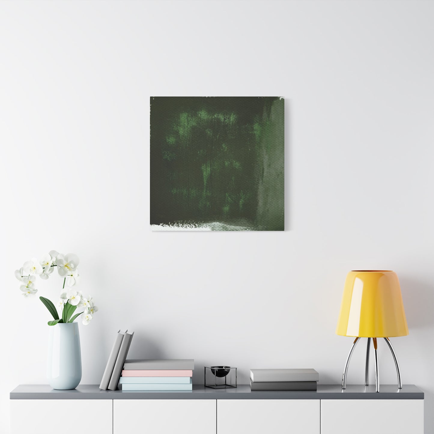 Olive Green Paint Wall Art & Canvas Prints