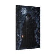 Gothic Moonlit Santa Forest Wall Art & Canvas Print