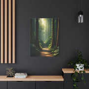 Misty Woodland Path Serenity Wall Art & Canvas Prints