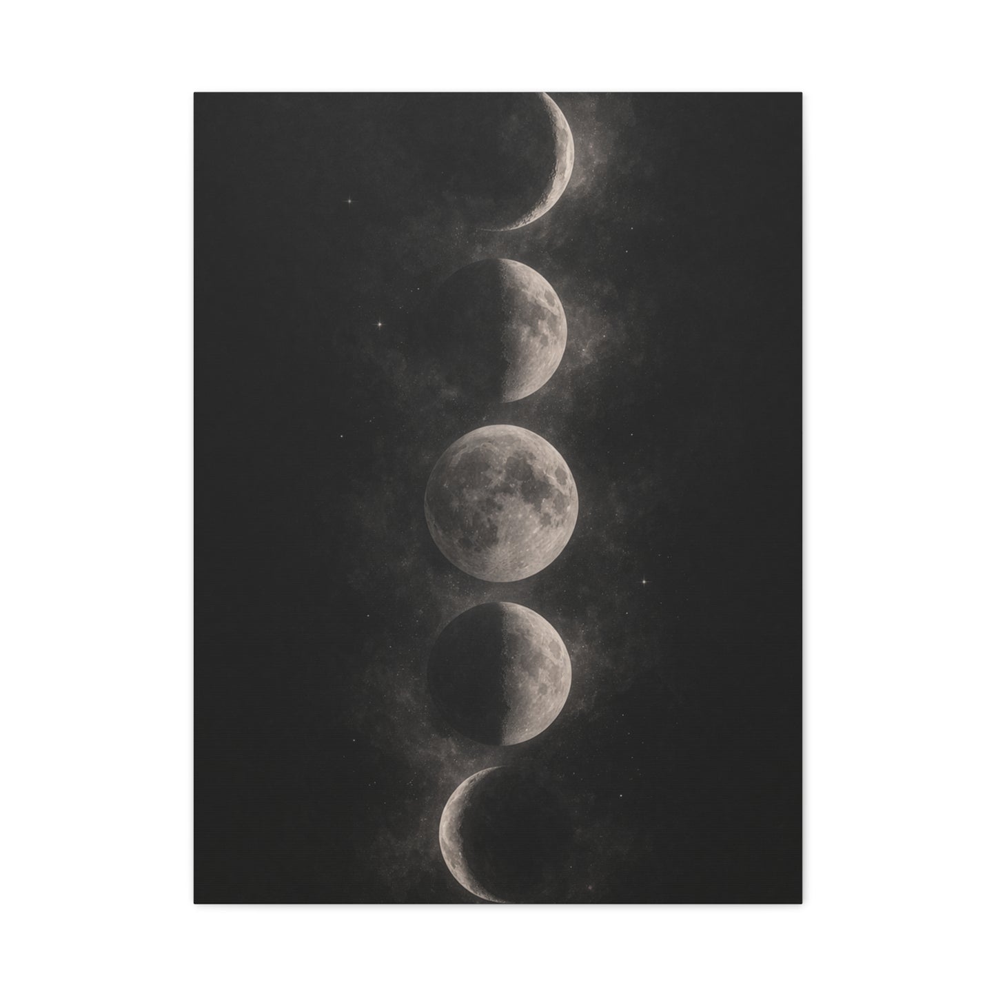 Moon Phase Minimal Celestial Wall Art & Canvas Print