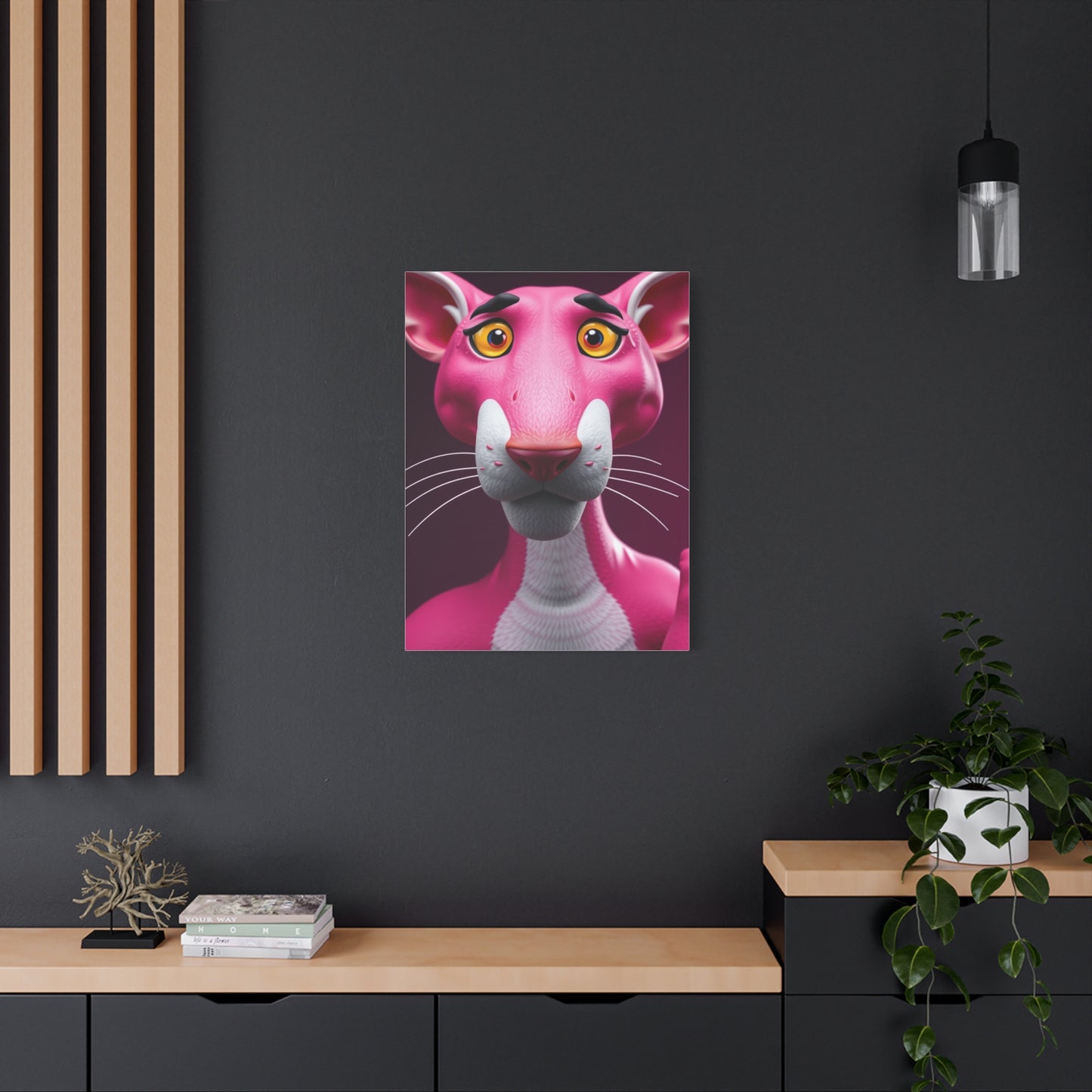 Pink Panther Art Premium Canvas 18 Wall Art & Canvas Print