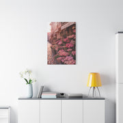 Parisian Pink Flower Market Street Wall Art & Canvas Print
