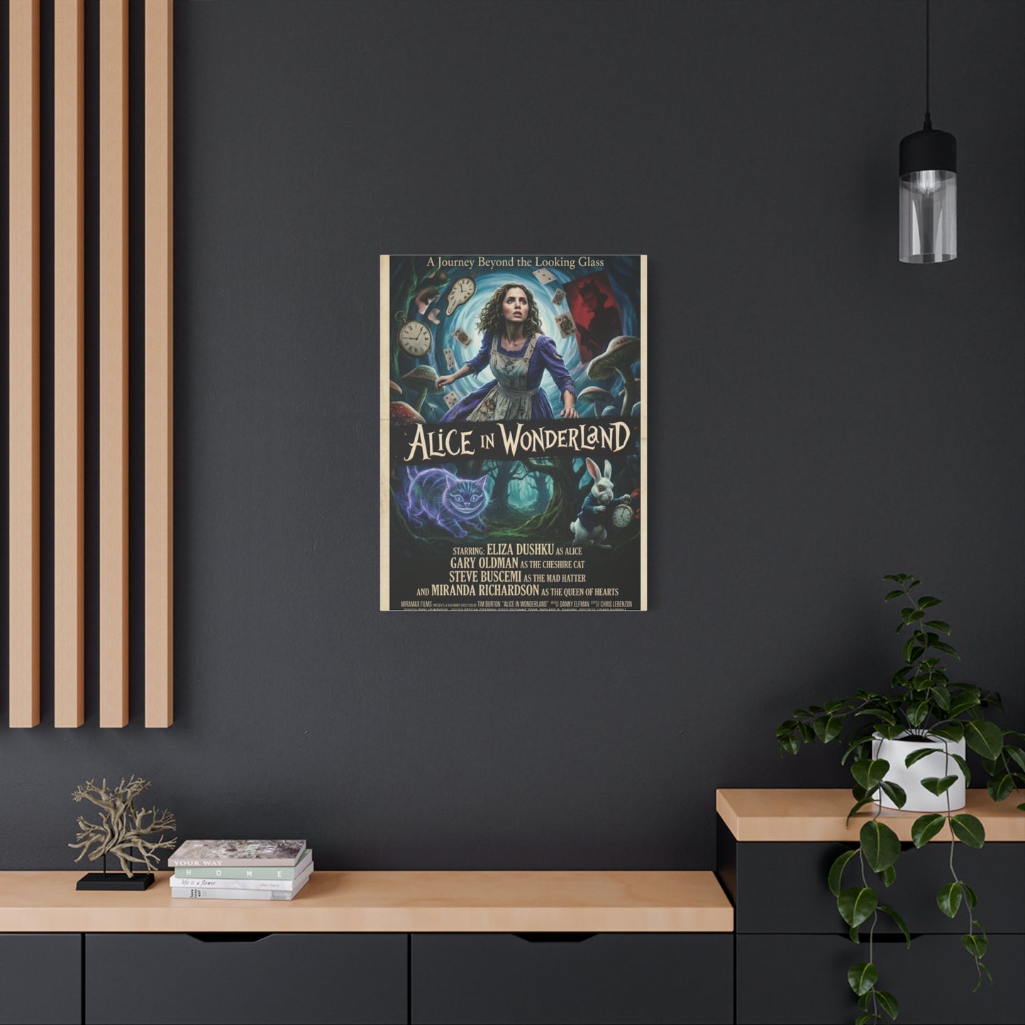 Alice in Wonderland Movie Poster Wall Art & Canvas Print